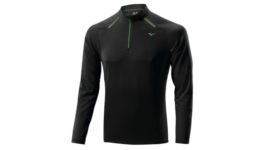 Running & Hiking Mizuno Running Shirts | Mizuno Virtual Body Zip 73Cf040