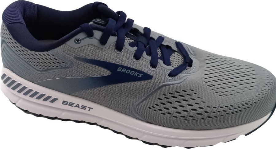 Running & Hiking Brooks Runningshoes | Brooks Beast 20 Blue/Grey/Peacoat