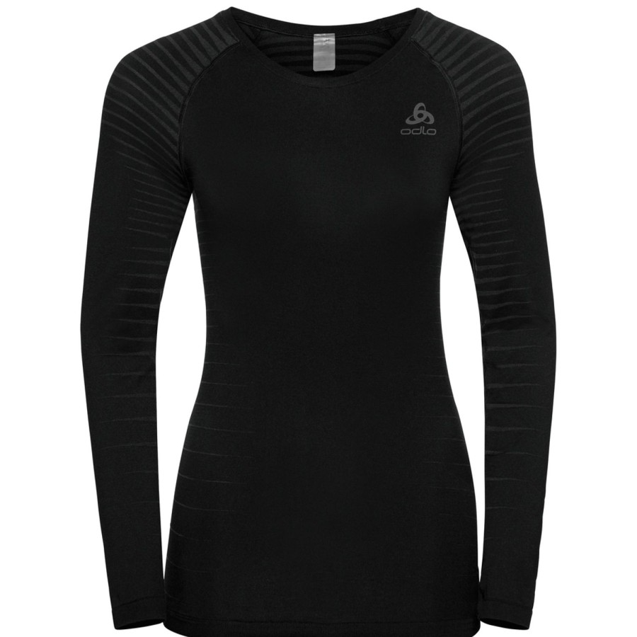 Thermal- & Underwear Odlo Thermal Undershirts | Odlo Performance Light-Basislaagtop Met Lange Mouwen Voor Dames