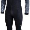 Skating AGU Ice Skate Apparel | Agu Marathon Thermosuit Black Arm Print White