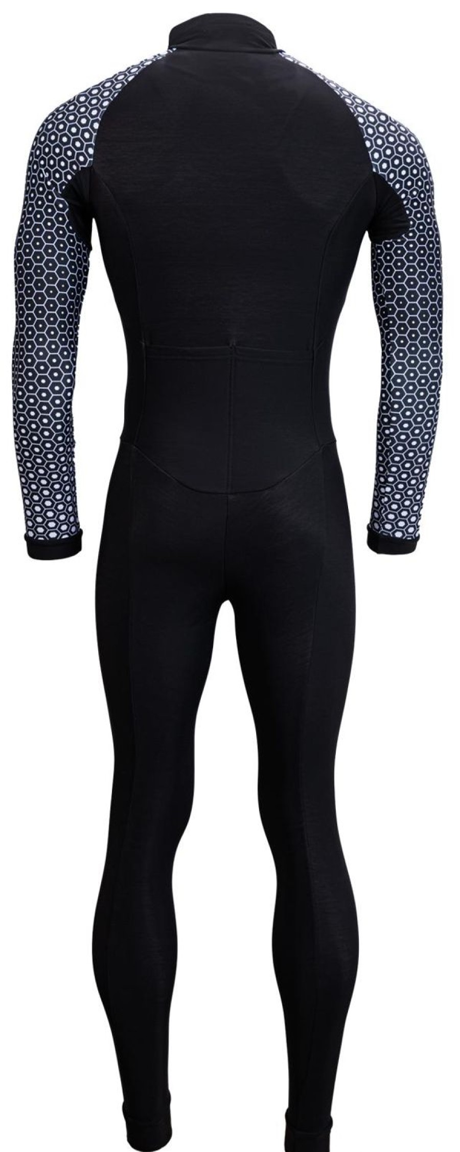 Skating AGU Ice Skate Apparel | Agu Marathon Thermosuit Black Arm Print White