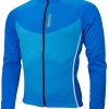 Cycling & Triathlon Santini Cycling Apparel Men | Santini Windstopper Blueprint Fietsjack