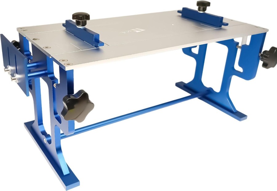 Skating Nice Sharpening Skates | Nice Long Track Grinding Table Blue