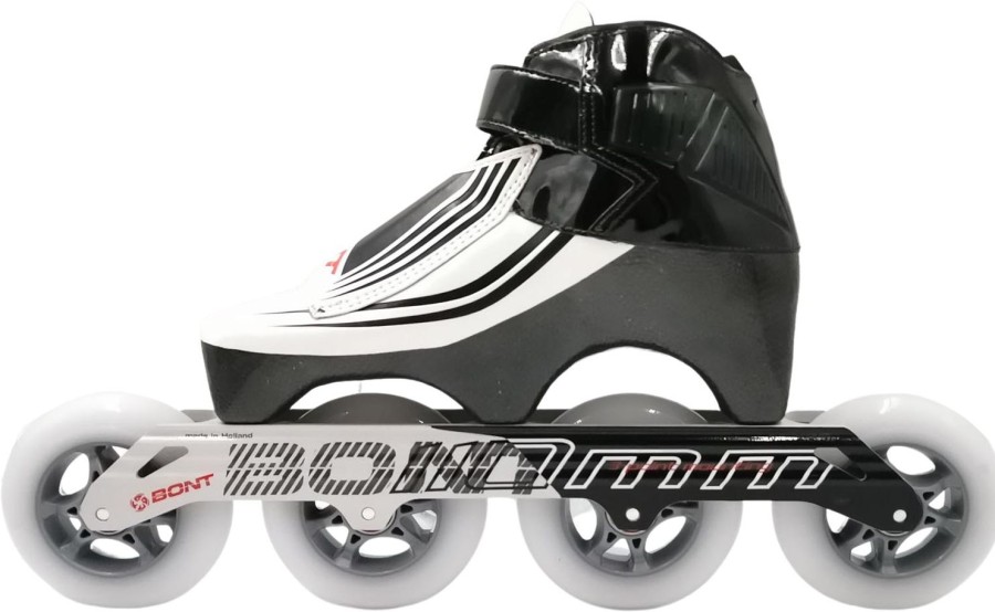 Skating Bont Inline Skates | Bont Semi Race Black Magnesium 3Pt 4X100Mm