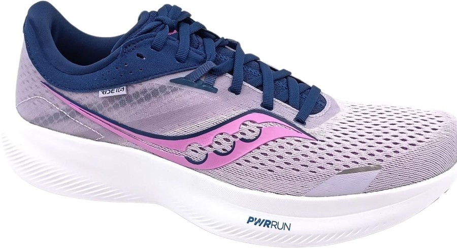 Running & Hiking Saucony Runningshoes | Saucony Ride 16 Mauve/Indigo