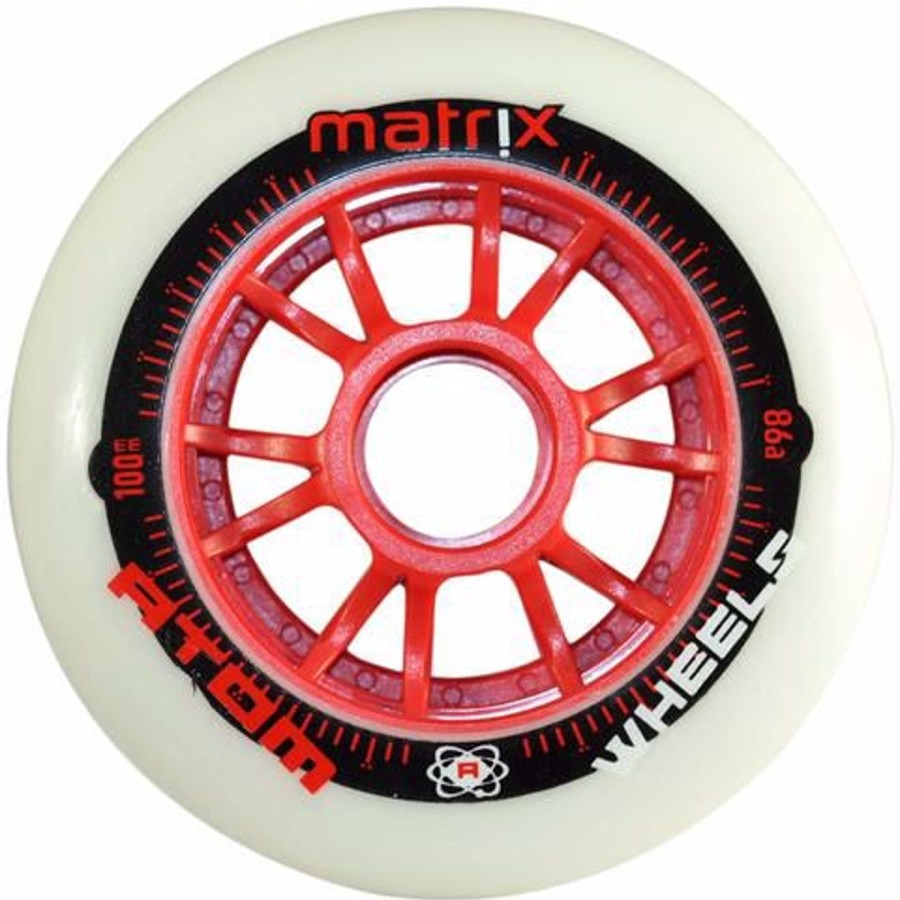 Skating Atom Skate Wheels | Atom Matrix 125Mm Red