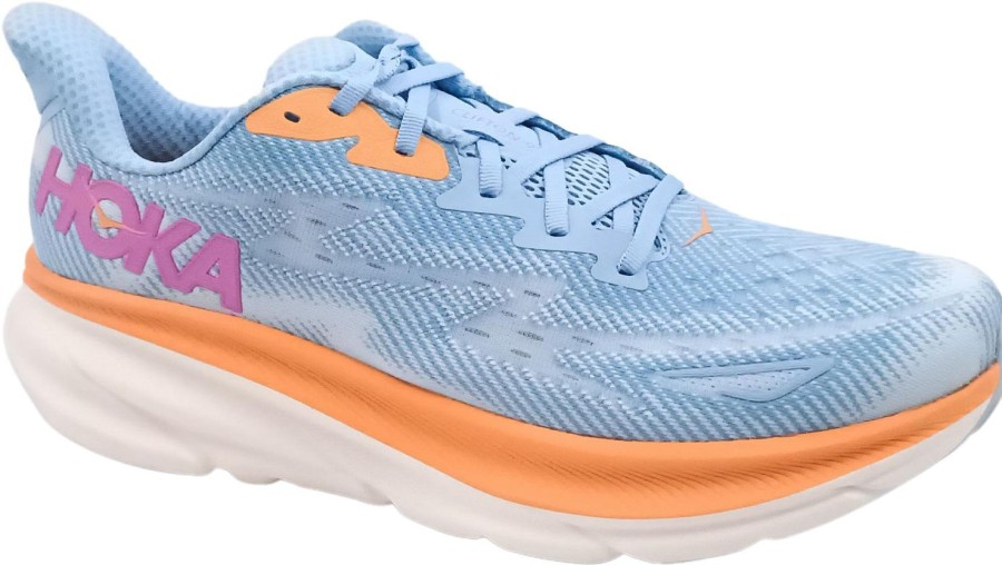 Running & Hiking Hoka One One Runningshoes | Hoka One One Clifton 9 Airy Blue/Ice Water