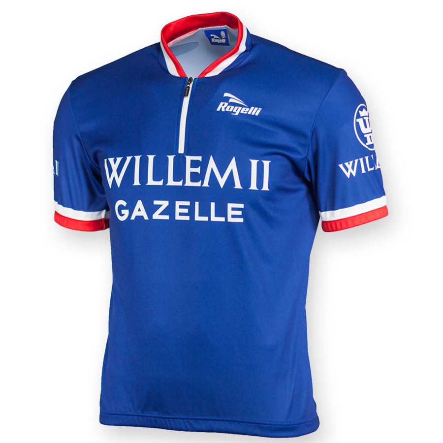 Cycling & Triathlon Rogelli Cycling Apparel Men | Rogelli Replica Bike Shirt Willem Ii Short Sleeve