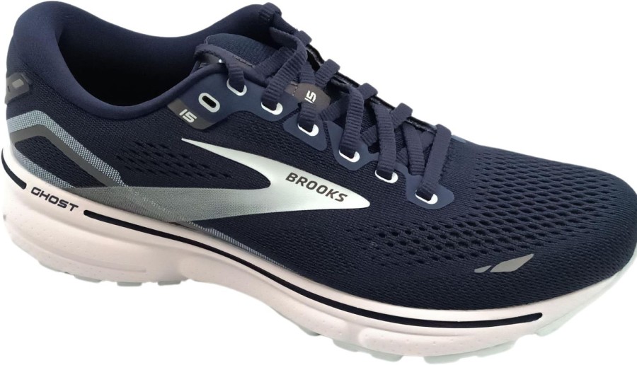 Running & Hiking Brooks Runningshoes | Brooks Ghost 15 Peacoat/Pearl/Salt Air (2A-Narrow)