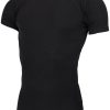 Thermal- & Underwear Avento Undershirts | Avento Base Layerblack Short Sleeve Crew Neck Shirt - Man