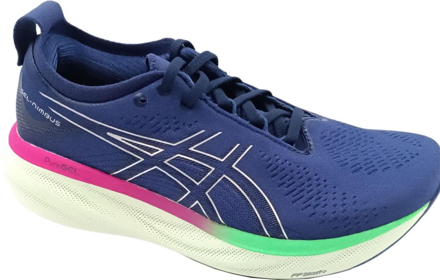 Running & Hiking Asics Runningshoes | Asics Nimbus 25 Indigo Blue/Pure Silver