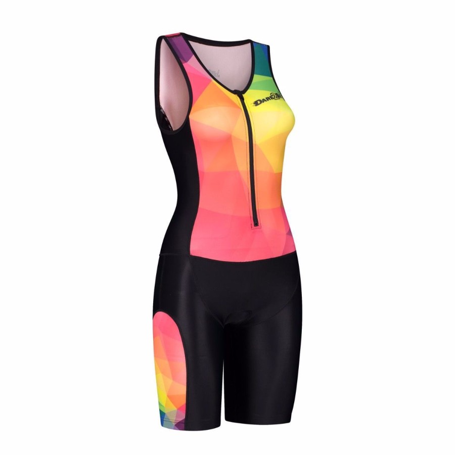 Cycling & Triathlon Dare2Tri Triathlon Suits | Dare2Tri Lady Ltd Funky Trisuit