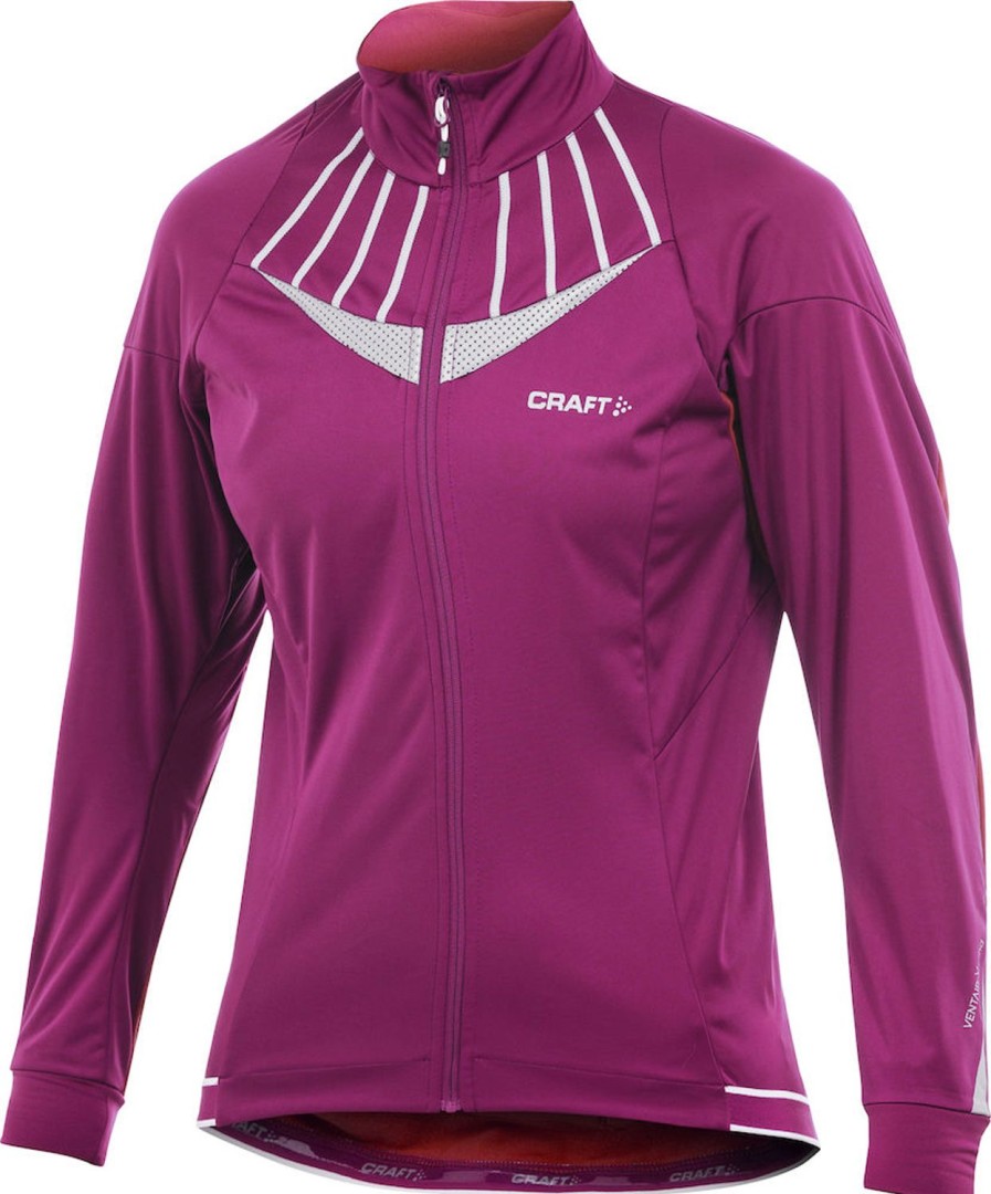 Cycling & Triathlon Craft Cycling Apparel Women | Craft Pxc Storm Jacket Womanpurple