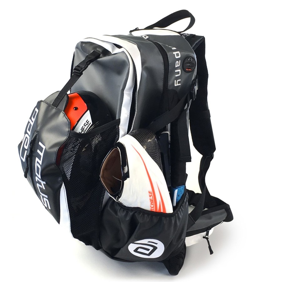 Skating Cádomotus Skating And Skate Bags | Cadomotus Skeeler Backpack Waterproof Black/White