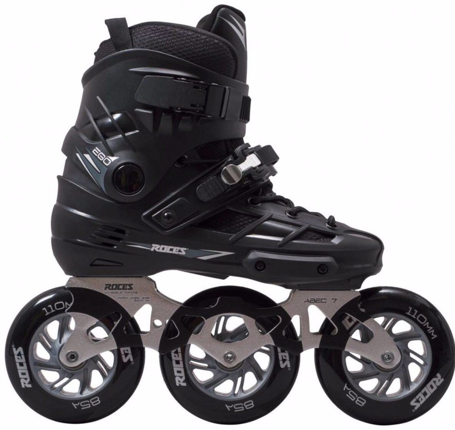 Skating Roces Inline Skates | Roces Ego Tif 3X110 Black/Silver