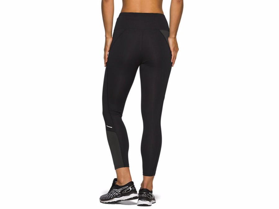 Running & Hiking Asics Running Pants | Asics Tokyo High Waist Tight Performance Black/Graphite Grey