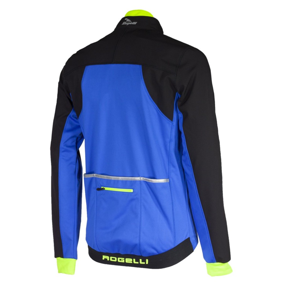 Cycling & Triathlon Rogelli Cycling Apparel Men | Rogelli Trabia Winterjacket Blue