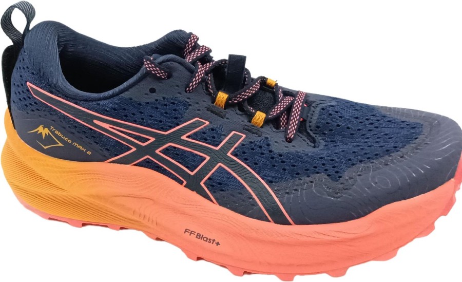 Running & Hiking Asics Trail | Asics Trabuco Max 2 Midnight/Papaya