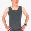 Running & Hiking Fusion Running Shirts | Fusion Mens C3 Singlet Grey