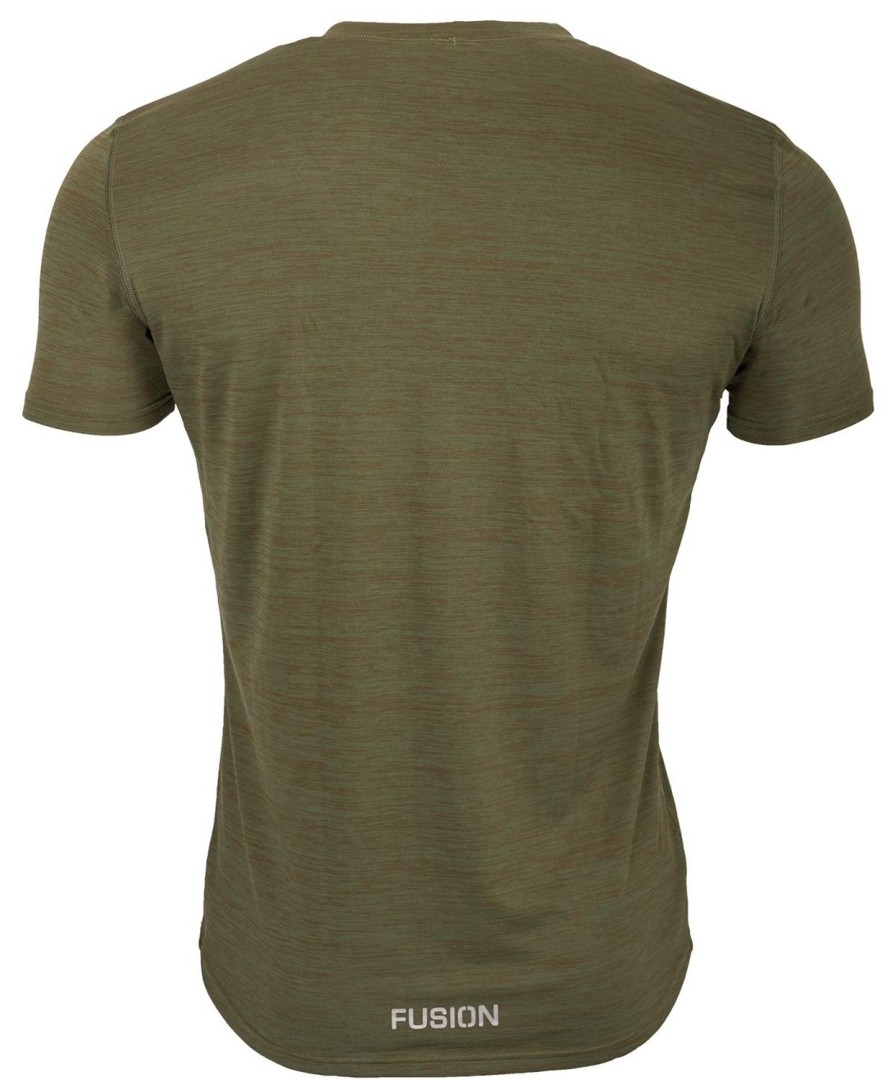 Running & Hiking Fusion Running Shirts | Fusion Mens C3 T-Shirt Green