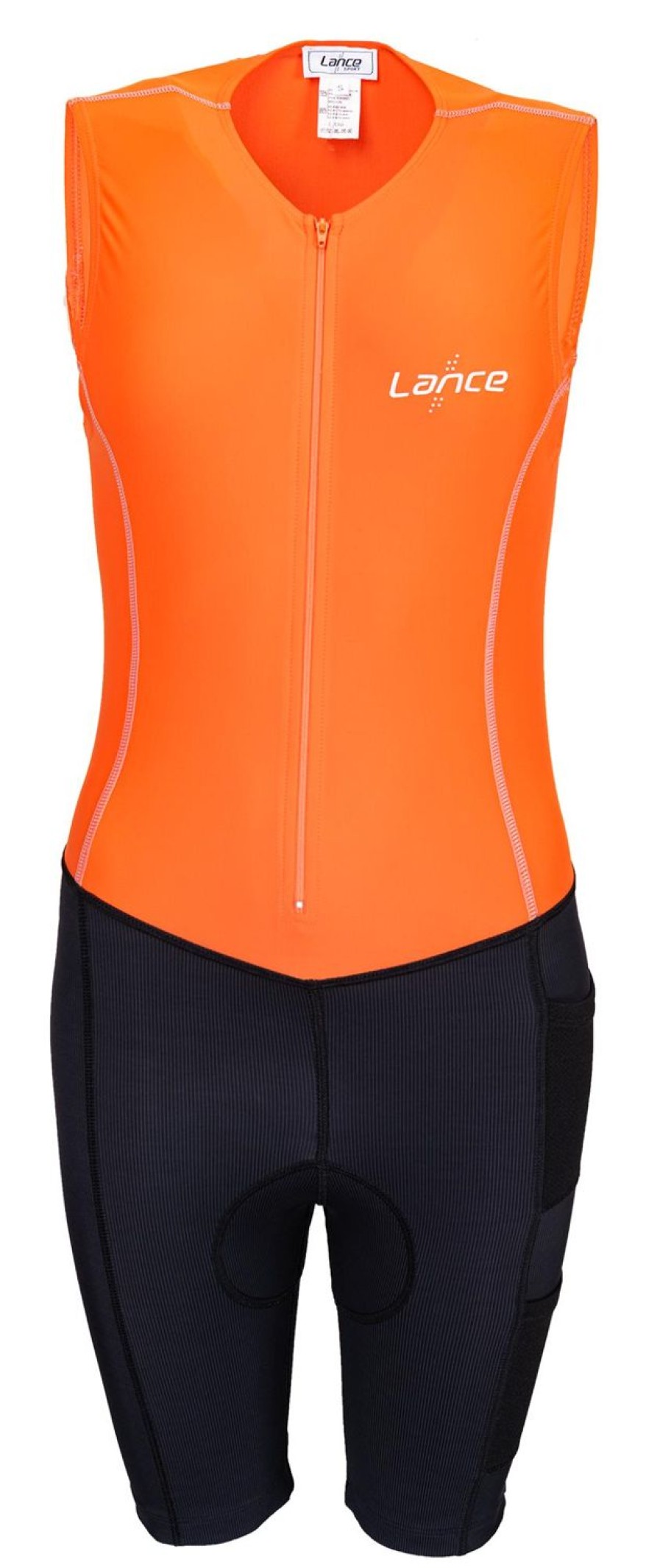 Cycling & Triathlon Lance Triathlon Suits | Lance Power Trisuit Orange