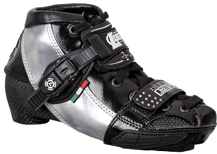 Skating Luigino Inline Skating Shoe | Luigino Kids Mini Challenge Shoe Silver/Black