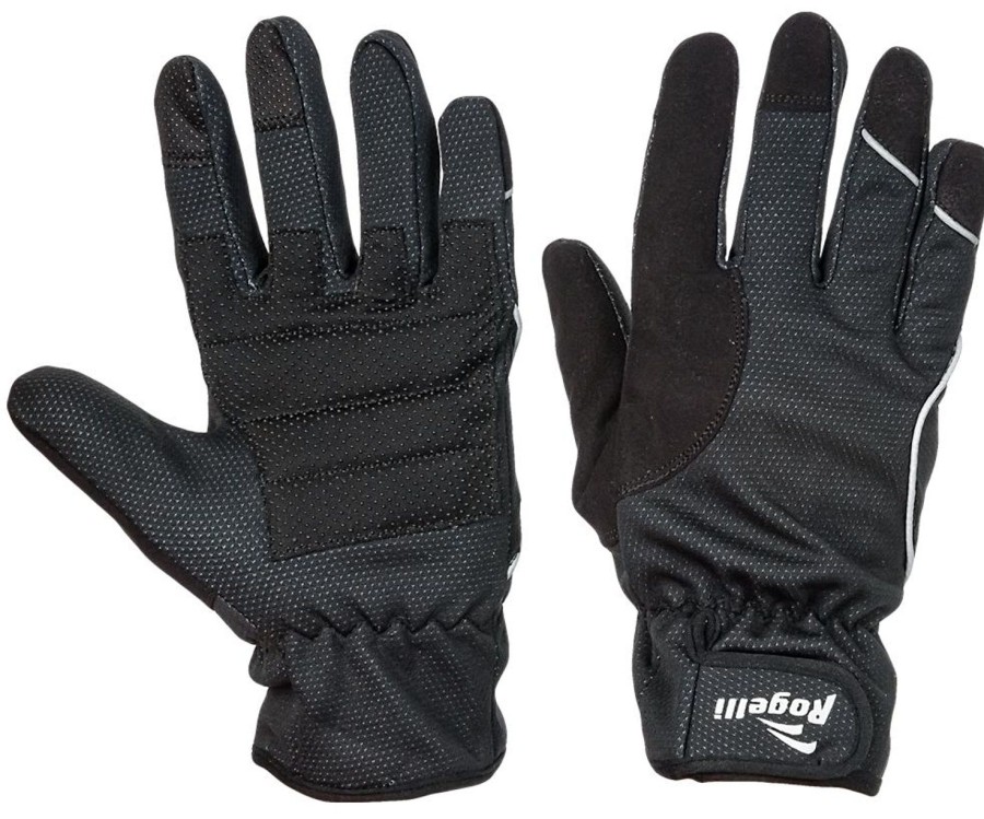 Cycling & Triathlon Rogelli Cycling Gloves Long | Rogelli Alberta Black