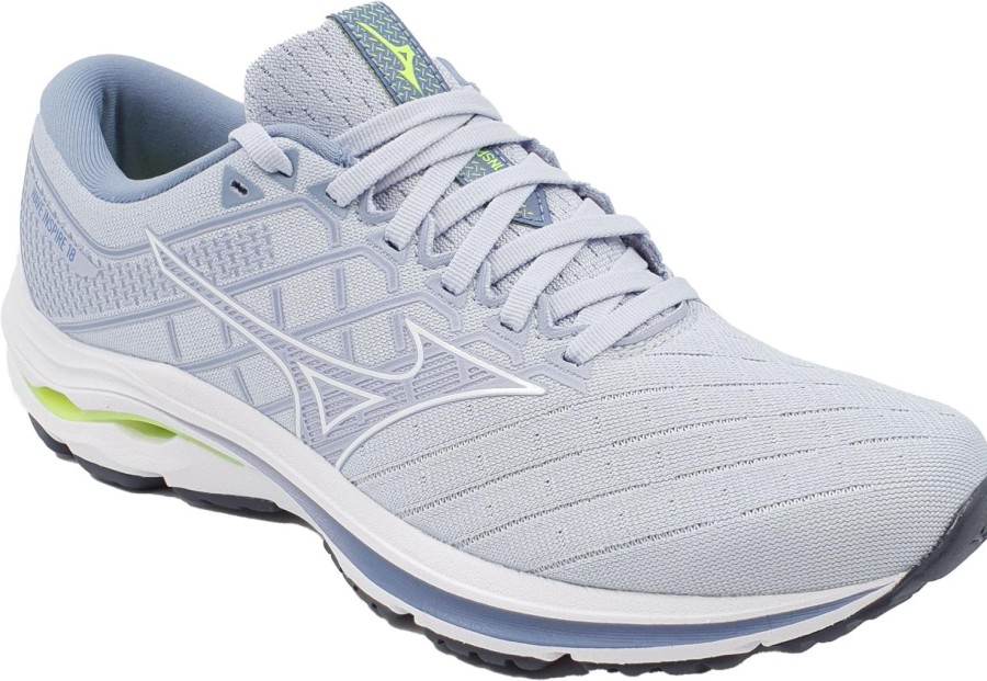 Running & Hiking Mizuno Runningshoes | Mizuno Wave Inspire 18 Heather White Troposphere