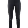 Running & Hiking Craft Running Pants | Craft Velo Thermal Wind Tights Women Black