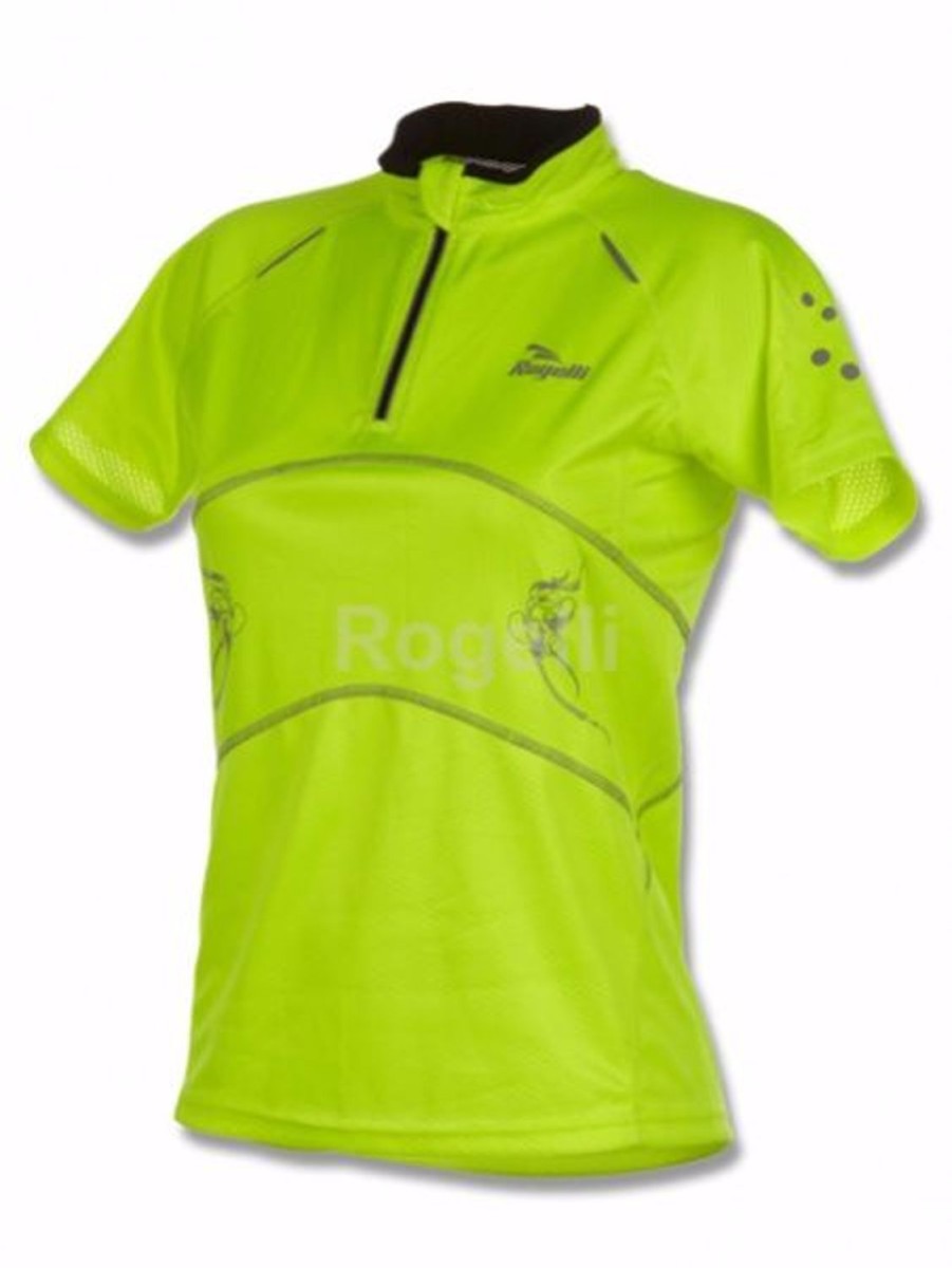 Running & Hiking Rogelli Running Shirts | Rogelli Mylarunning T-Shirt Women Yellow/Black