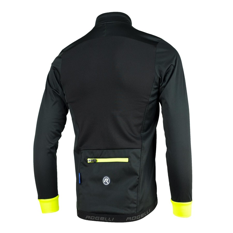 Kids Rogelli | Rogelli Pesaro2.0 Winterjacket Kids Black/Fluo