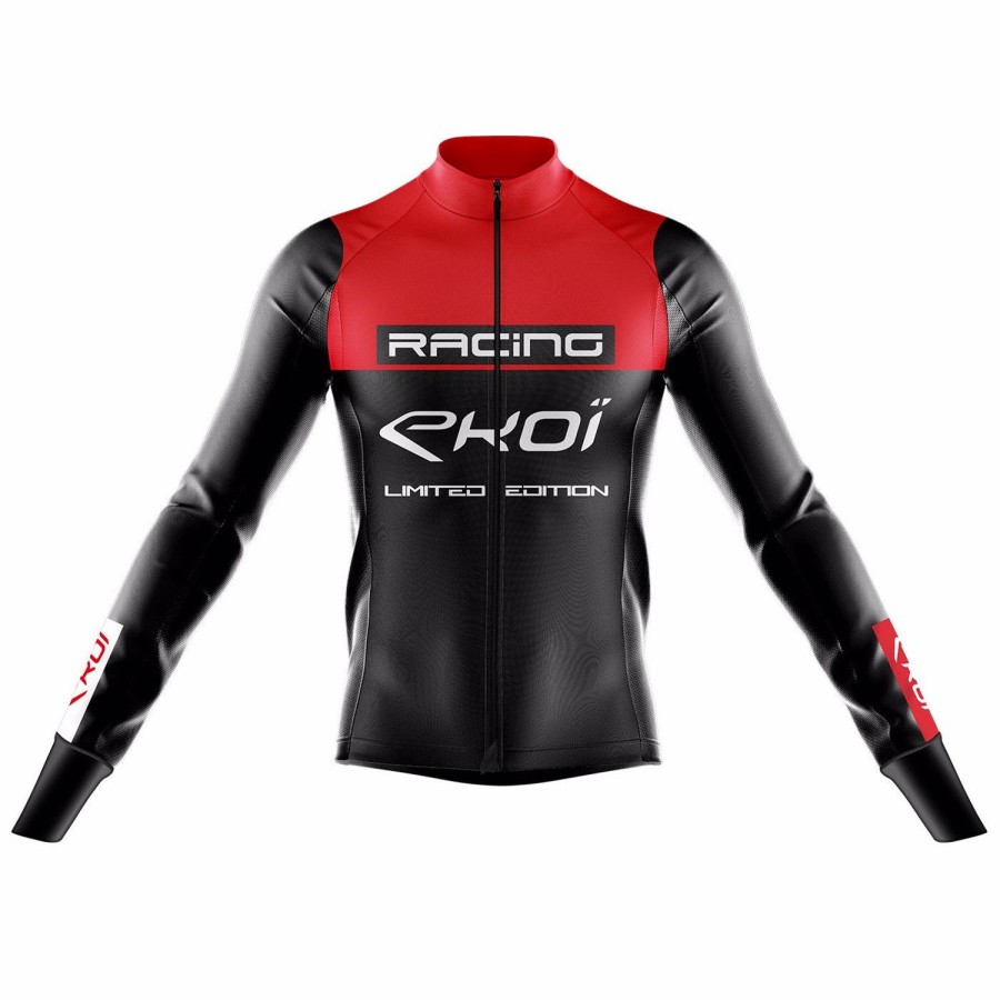 Cycling & Triathlon Ekoi Cycling Apparel Men | Ekoi Jersey Ekoi Racing 7° Red/Black