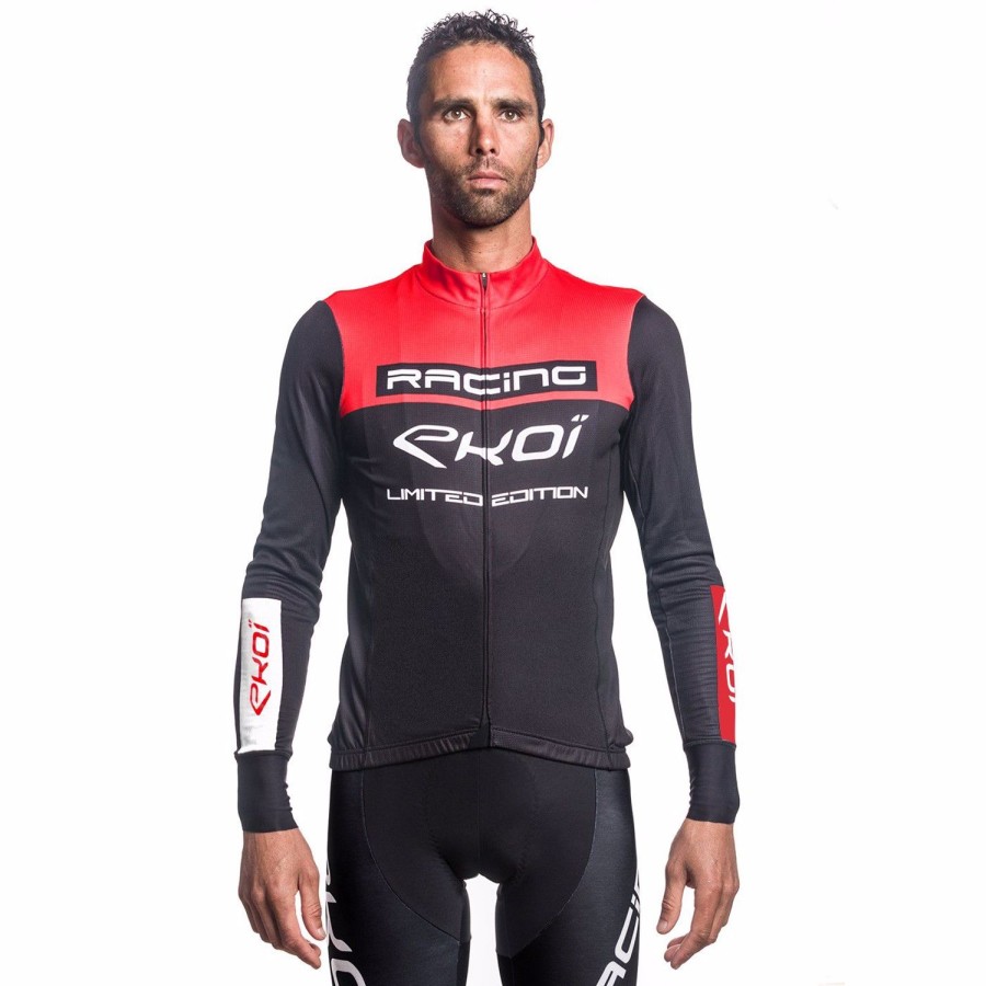 Cycling & Triathlon Ekoi Cycling Apparel Men | Ekoi Jersey Ekoi Racing 7° Red/Black