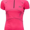 Running & Hiking Rogelli Running Shirts | Rogelli Mylarunning T-Shirt Women Pink/Black