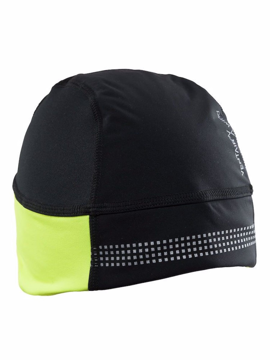 Skating Craft Ice Skate Apparel | Craft Shelter Hat Black/Fluo Yellow