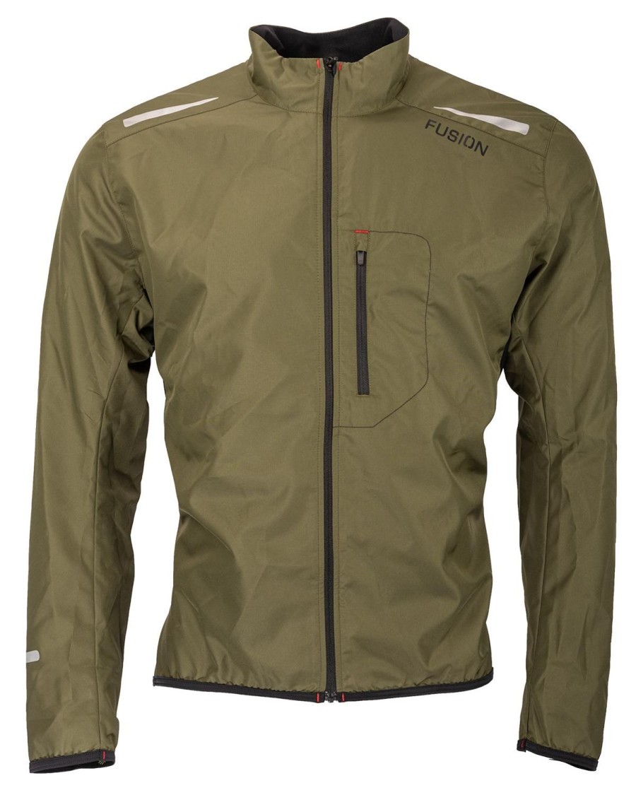 Running & Hiking Fusion Sportjackets | Fusion Mens S1 Run Jacket Green