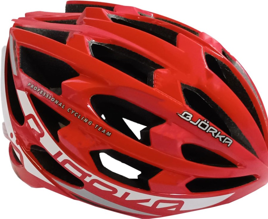 Skating Bjorka Protection | Bjorka Route Sprinter Bicycle/Skate Helmet Red