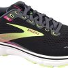 Running & Hiking Brooks Runningshoes | Brooks Ghost 15 Black/Ebony/Sharp Green