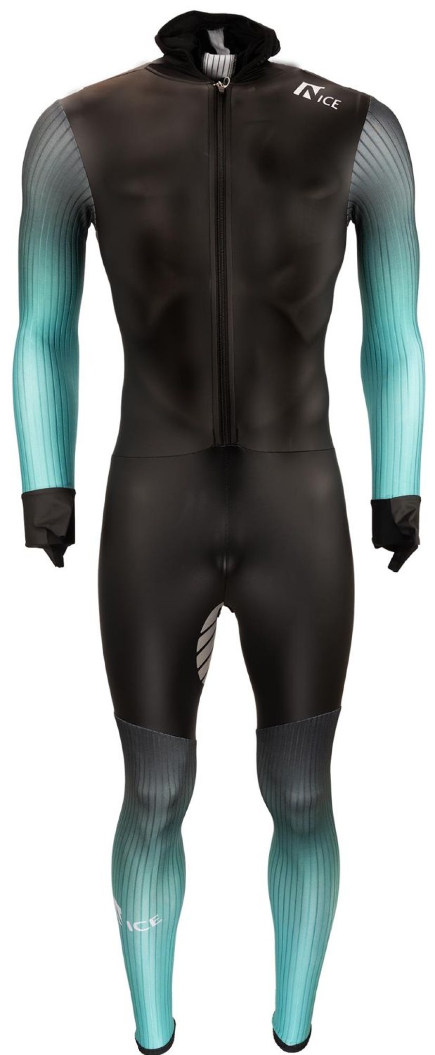 Skating Nice Ice Skate Apparel | Nice Rubber Skating Suit 2.0 Black/Mint