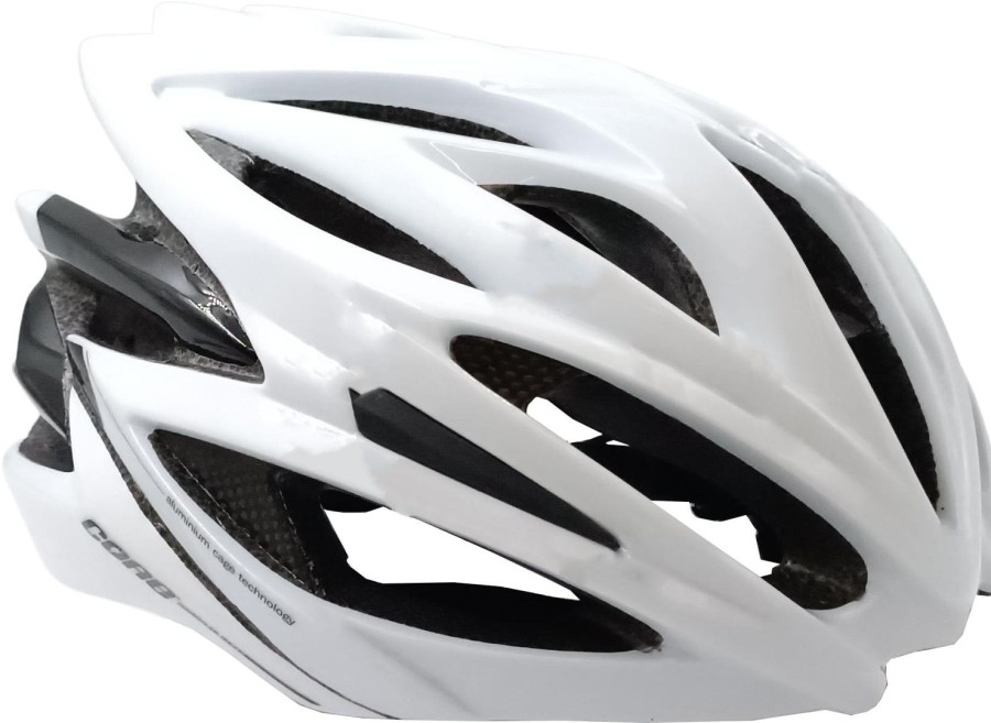 Skating Powerslide Protection | Powerslide Core Pro Carbon Bicycle/Skate Helmet Matt White