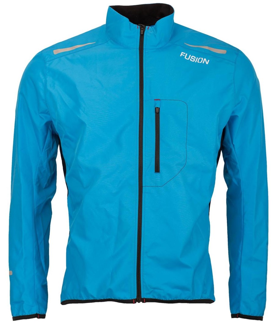 Running & Hiking Fusion Sportjackets | Fusion Mens S1 Run Jacket Surf/Black