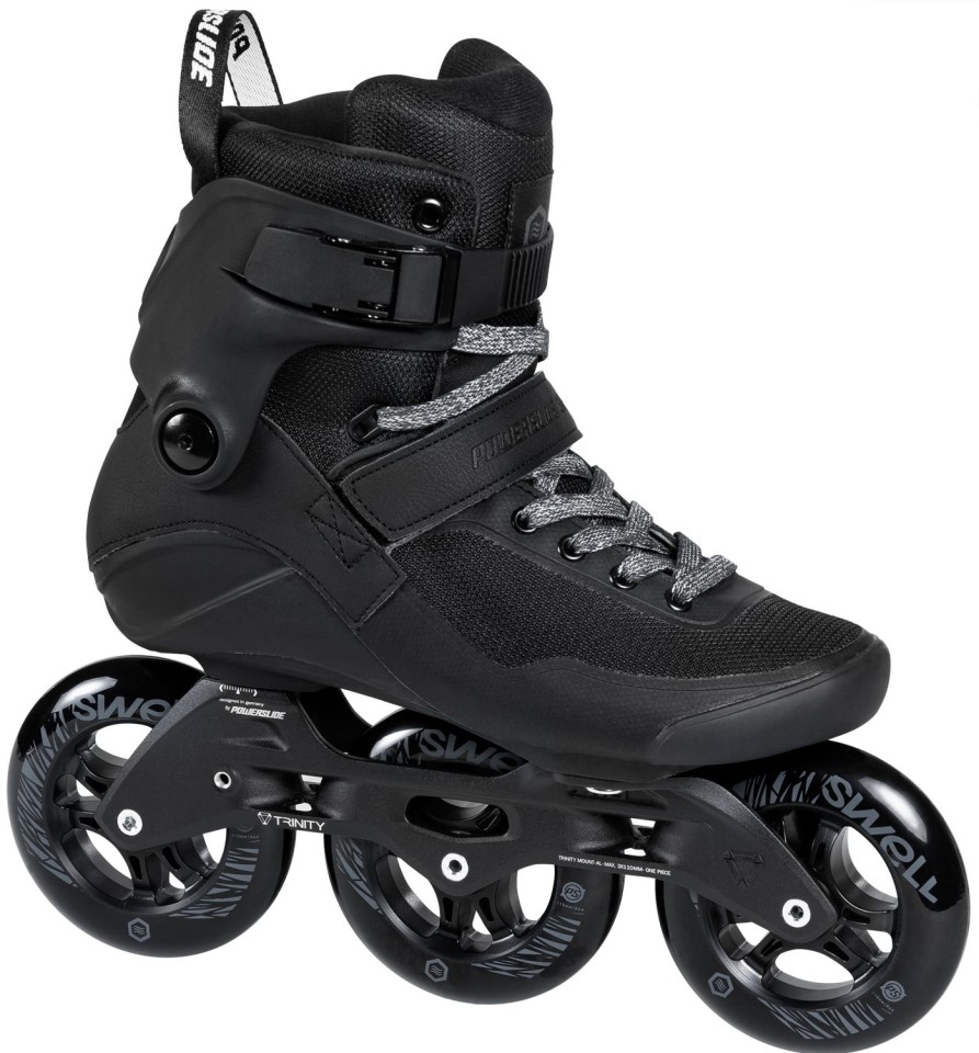 Skating Powerslide Inline Skates | Powerslide Swell Triple Black 110Mm