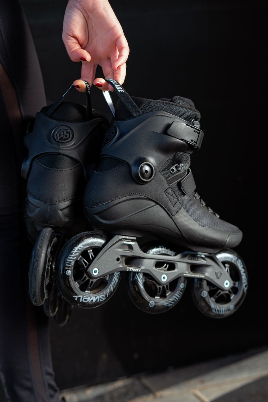 Skating Powerslide Inline Skates | Powerslide Swell Triple Black 110Mm