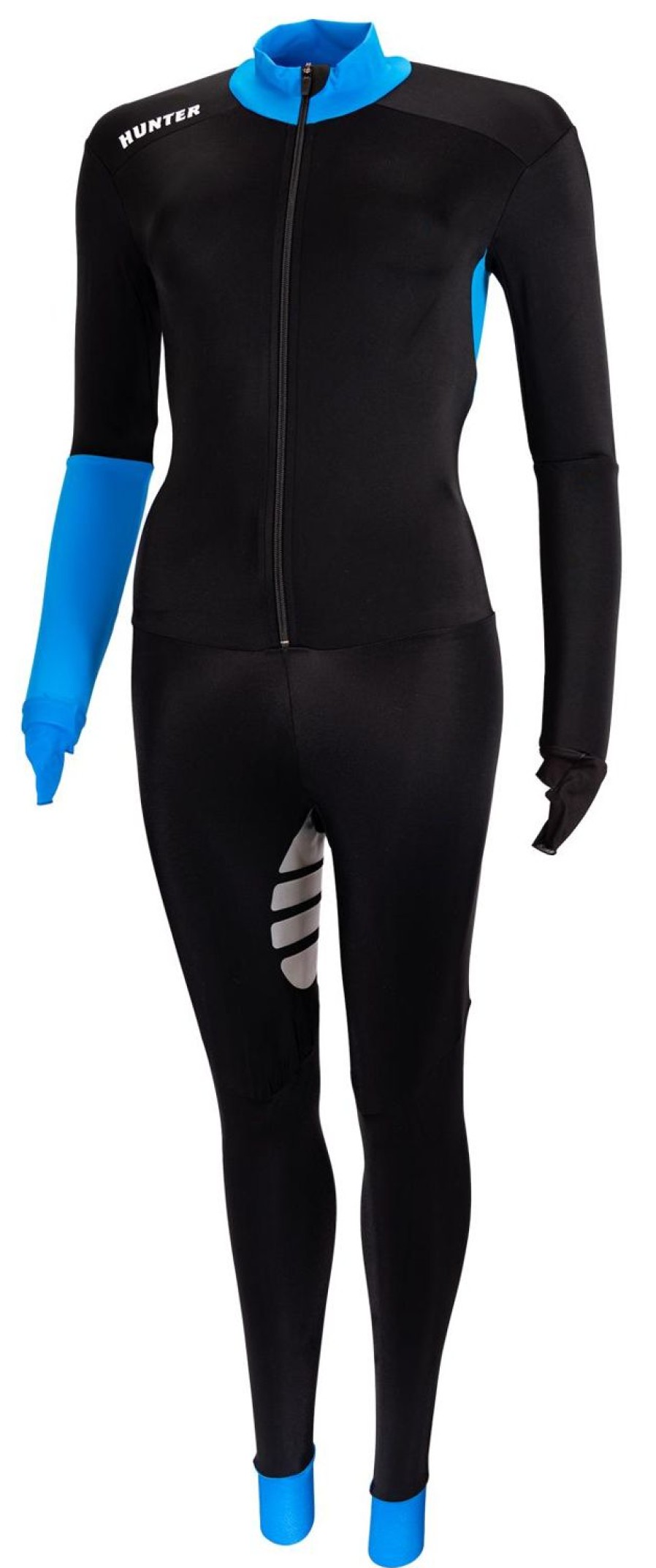 Skating Hunter Ice Skate Apparel | Hunter Marathonsuit Lycra Base Blue