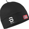 Skating Daehlie Ice Skate Apparel | Daehlie Hat With Norwegian Flag Black