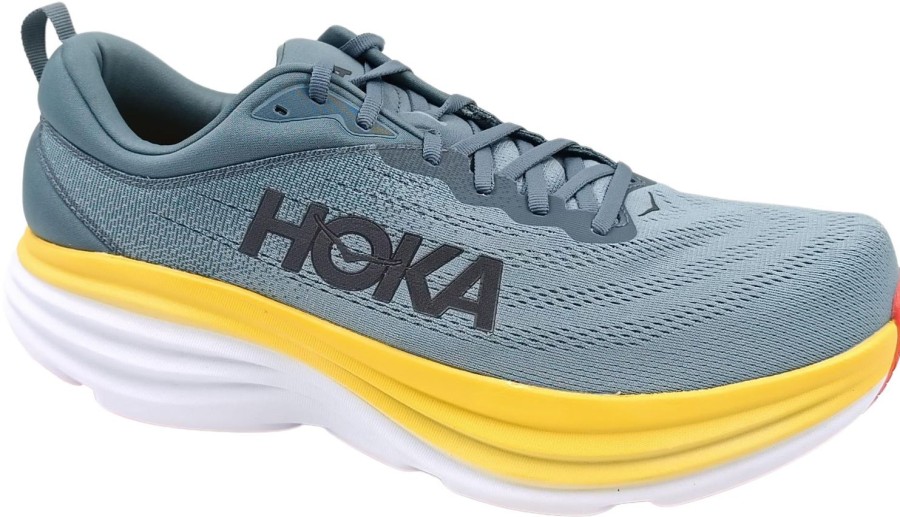 Running & Hiking Hoka One One Runningshoes | Hoka One One Bondi 8 Goblin Blue/Mountain Spring