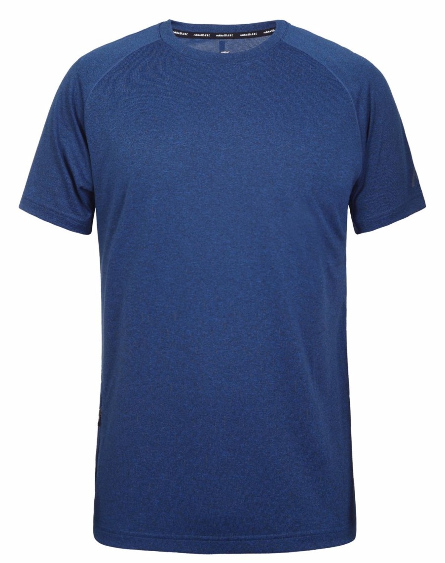 Running & Hiking Rukka Running Shirts | Rukka Myllari Ss Tee Blue Reflection