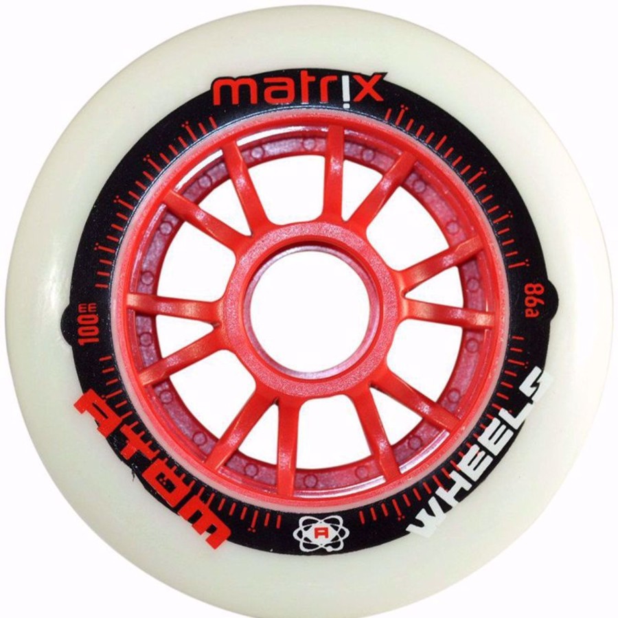 Skating Atom Skate Wheels | Atom Matrix 84Mm Red