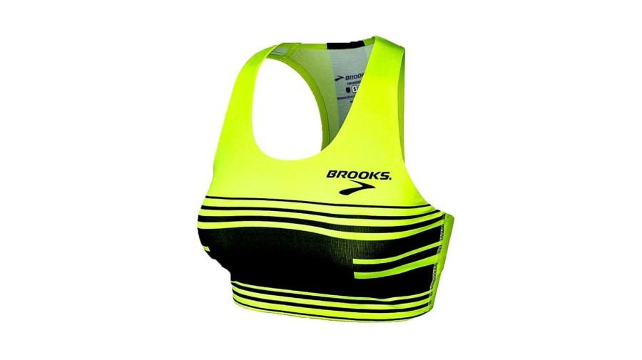 Thermal- & Underwear Brooks Thermal Undershirts | Brooks Women'S Elite Short Support Tank [Nightlife/Black]