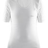 Thermal- & Underwear Craft Thermal Undershirts | Craft Cool Seamless Short Sleeve Tee Women White